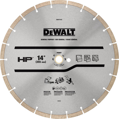 DEWALT  DW47410  HP? General Purpose Segmented Diamond Blade - Each