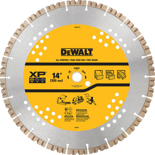 DEWALT  DW4741T  XP All-Purpose Segmented Diamond Blade - Each