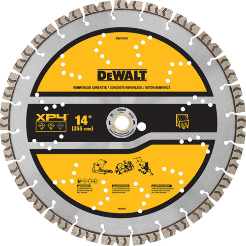 DEWALT  DW47434  XP4 Reinforced Concrete Segmented Diamond Blade - Each
