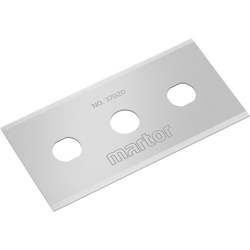 Martor  37020.5  Industrial Blade with Square Ends, Single Style - Box of 100
