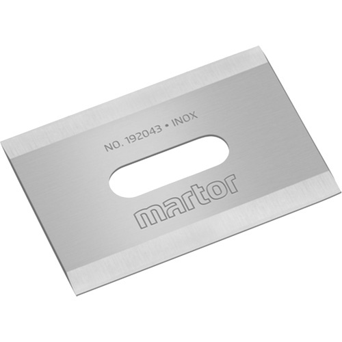 Martor  192043.66  Stainless Steel Industrial Blade, Single Style - Box of 100