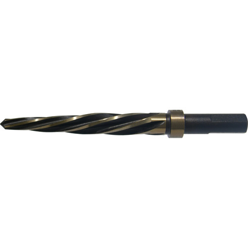 Cle-Line C24003 2619 Car Reamer, 0.375"/3/8", Spiral Flute, High Speed Steel, Straight/3-Flat Shank - Each