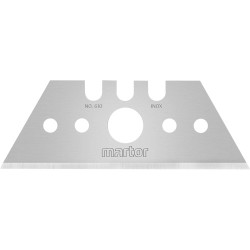 Martor  610.70  Allfit Stainless Steel Trapezoid Blade, Single Style - Box of 100