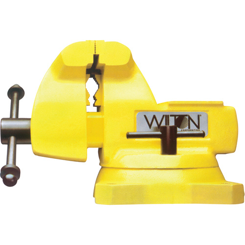 Wilton  WL9-63187  High Vis Safety Vise, 5" Jaw Width, 3-3/4" Throat Depth - Each