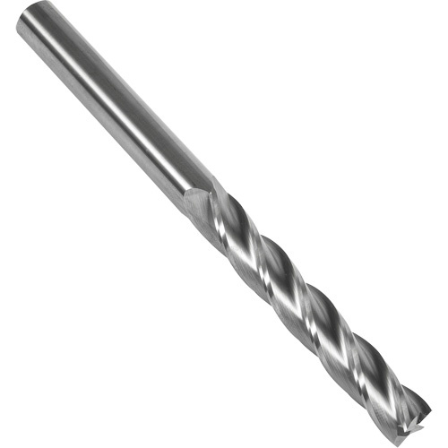 Dormer 7648828 S137 30° Extra Long Square End Mill, 5/16" Dia., 4" L, 4 Flutes, 5/16" Shank, Carbide-(Each)