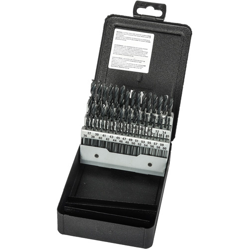 Precision  5995677  Stub Length Drill Bit Set, 60 Pieces, High Speed Steel - Each
