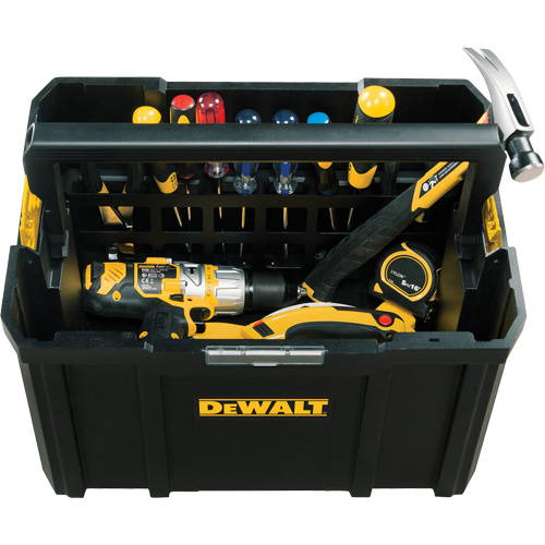 DEWALT  DWST17809  TSTAK<sup>?</sup> Open Tote, 17-1/4" x 12-1/2" x 10-3/4", Black - Each