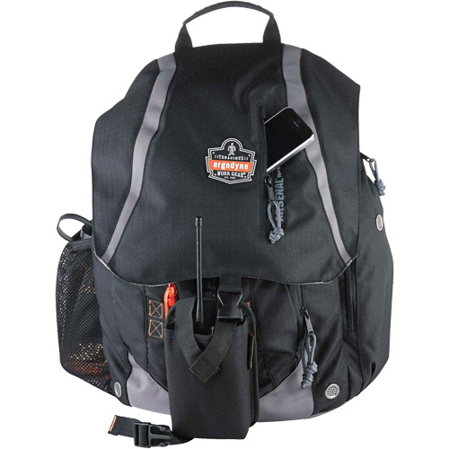 Ergodyne 13043 Arsenal 5143 Tool Backpack, 15" L x 8" W, Black, Polyester-(Each)