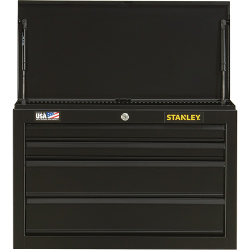 Stanley Tools  STST22643BK  100 Series Tool Chest, 26" W, 4 Drawers, Black - Each