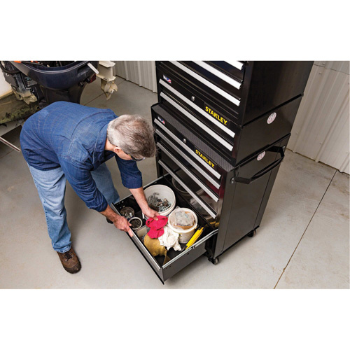 Stanley Tools  STST22625BK  300 Series Middle Tool Chest, 26" W, 2 Drawers, Black - Each