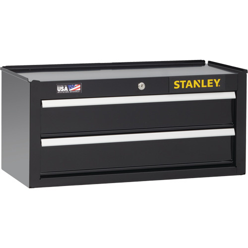 Stanley Tools  STST22623BK  300 Series Middle Tool Chest, 26" W, 2 Drawers, Black - Each