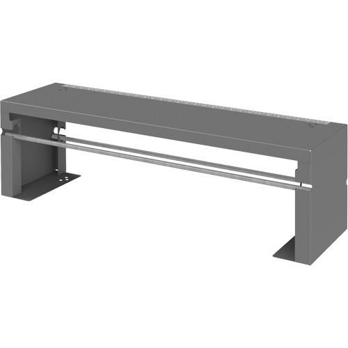 Durham Manufacturing  387-95  Wire Spool Rack for Bins & Drawers, 2 Rod, 33-3/4" W x 9-5/16" D x 10-5/8" H - Each