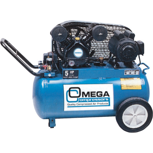 Omega Compressors PK-5020 Professional Series Air Compressors, Electric, 16.6 Gal. (20 US Gal), 135 PSI, 115/1 V - Each