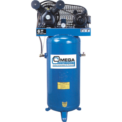 Omega Compressors PP-6060V Professional Series Air Compressors, 50 Gal. (60 US Gal) - Each