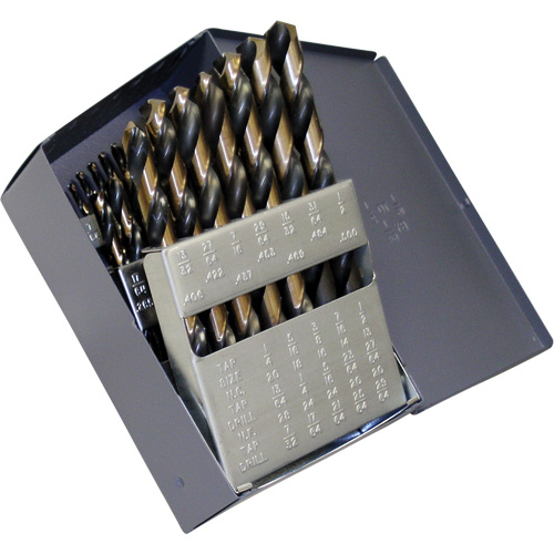 Cle-Force  C69368  Drill Sets, 29 Pieces, High Speed Steel - Each