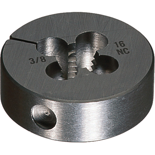 Cle-Line  C65880  Round Adjustable Die, Bright Finish, M14 X 2 Thread, High Speed Steel - Each