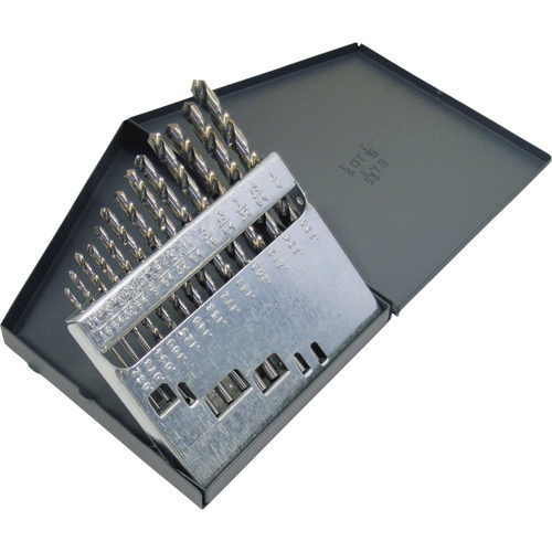 Cle-Line  C21104  Drill Sets, 13 Pieces, High Speed Steel - Each