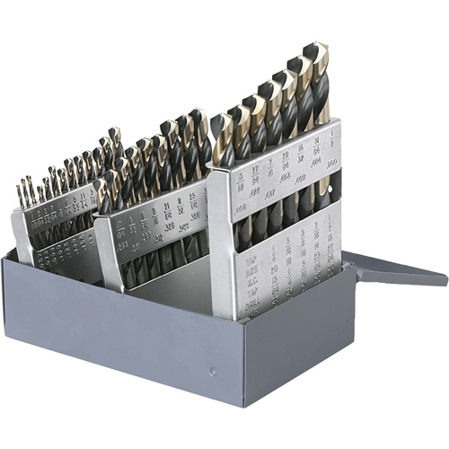 Cle-Line  C18125  Drill Sets, 29 Pieces, High Speed Steel - Each