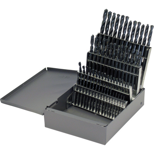 Cle-Line  C21947  Drill Sets, 60 Pieces, High Speed Steel - Each