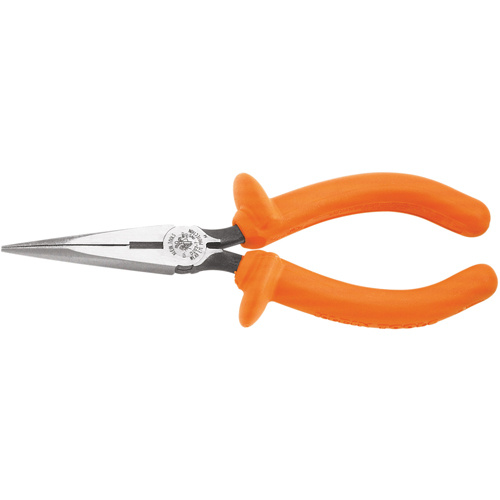 Klein Tools D203-6-INS Insulated Long Nose with Side Cutters-(Each)