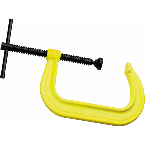 Wilton  WL9-14300  Hi-Vis Safety C-Clamp, 2-1/8" (54 mm) Capacity, 2-1/4" (57 mm) Throat Depth - Each
