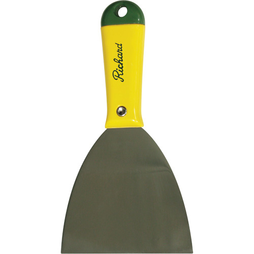 Richard  H-4-F  Signature Series Flexible Taping Knife, High-Carbon Steel Blade, 4" Wide, Polypropylene Handle - Each