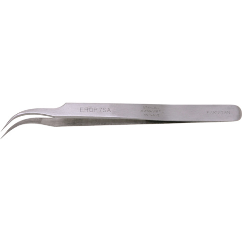 Weller  EROP7SA  Tweezers - Pointed Tips, Curved - 4.75" (120 mm) - Each