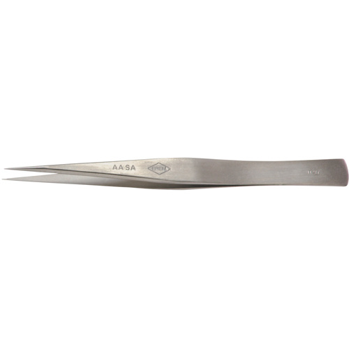 Weller  AASA  Tweezers - Pointed Tips, Straight - 4.92" (125 mm) - Each
