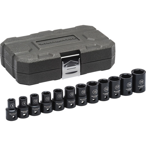Gearwrench  84930N  Socket Set, 12 Pcs, Impact, 1/2" Drive Size - Each