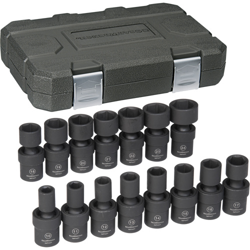 Gearwrench  84939N  Universal Socket Set, 13 Pcs, Impact, 1/2" Drive Size - Each
