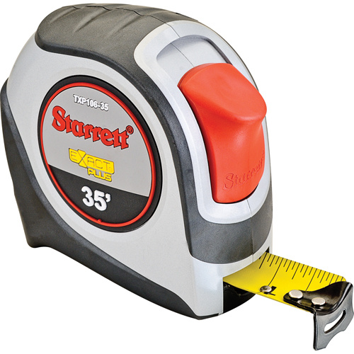 Starrett  KTXP106-35-N  KTXP Series Measuring Tapes, 1" x 35', 1/16" Graduations - Each