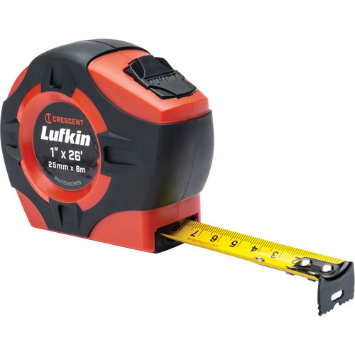 Lufkin By Crescent PHV1048CMEN P1000 Series?Measuring Tape, 1" x 26'/8 m, in./cm Graduations - Each - Image 2