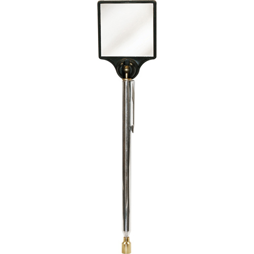 Mag-Mate  301G240  Inspection Magnetic Mirror, Square, 2" L x 2" W, Telescopic - Each