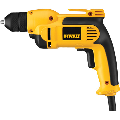 DEWALT  DWD112  VSR Pistol Grip Drill, 3/8" Chuck, 8 A, 120 V, 0-2500 RPM, Keyless Chuck - Each