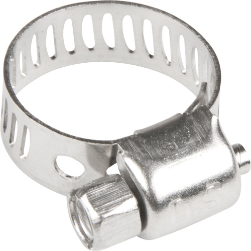 Dominion DMHC5-4PK Hose Clamps - Stainless Steel Band & Screw, Min Dia. 1/5", Max Dia. 5/8"-(Each)