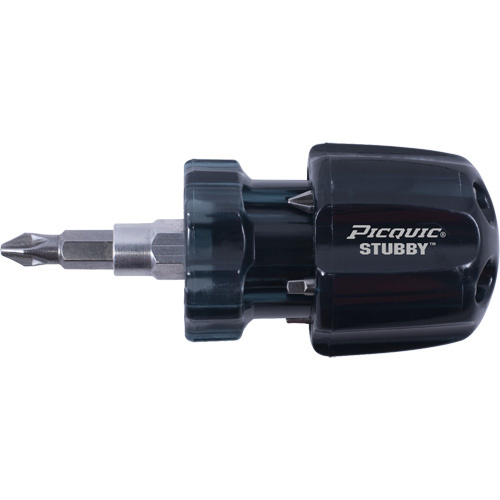 Picquic  91002  Stubby? Multi-Bit Screwdrivers, 1-3/10" L - Each