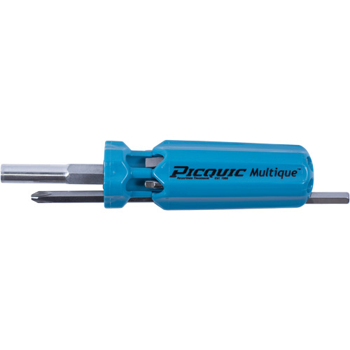 Picquic  05002  Multique? Multi-Bit Screwdrivers, 2-1/2" L - Each