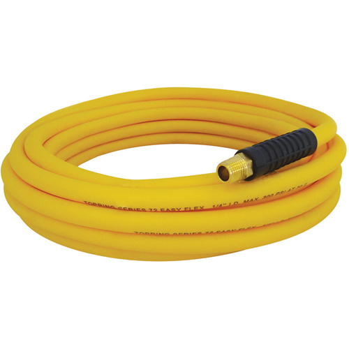 Topring  72.164  Easyflex Premium Hoses with Fittings, Air/Water, Technopolymer, 1/4" dia. x 25', 300 psi, 1/4 NPT - Each