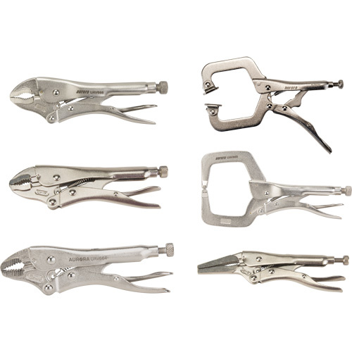 Aurora Tools  Locking Plier Set, 6 Pieces - Each