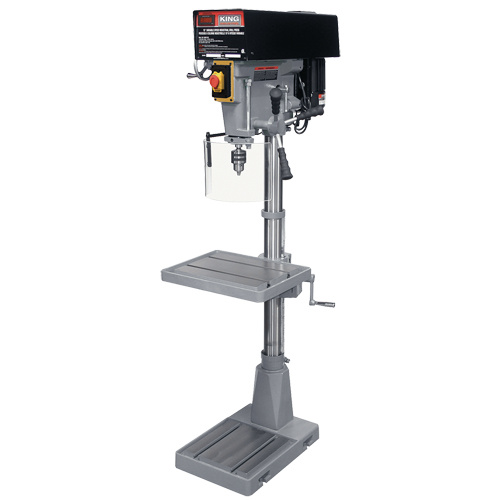 King Canada  KC-30HS-VS  Floor Drill Presses, 15", 5/8" Chuck, 5000 RPM - Each