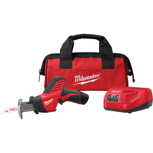 Milwaukee  2420-21  M12? Hackzall<sup>?</sup> Reciprocating Saw Kit, 12 V, Lithium-Ion Battery, 0 - 3000 SPM - Each