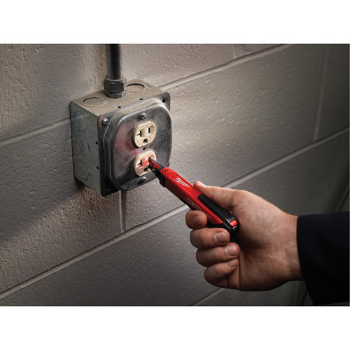 Milwaukee  2200-20  Voltage Detector, 50 - 1000 V, Sound Alert - Each