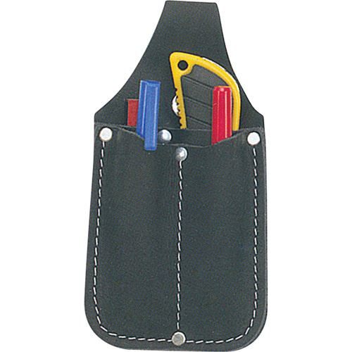 Kuny's PH-34 Utility Pouch, Knife Holder, Leather, 3 Pockets-(Each)