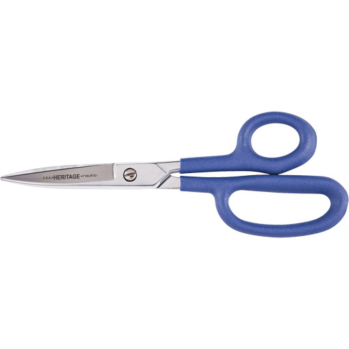 Klein Cutlery 718LRTG Heavy-Duty Shear, 3" Cut Length, Rings Handle-(Each)