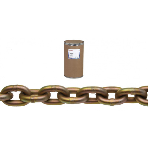 Campbell  T0510412  Campbell<sup>?</sup> Transport Chain, Heat-Treated Carbon Steel, 1/4" x 800' (243.8 m) L, Grade 70, 3150 lbs. (1.575 tons) Load Capacity - Drum