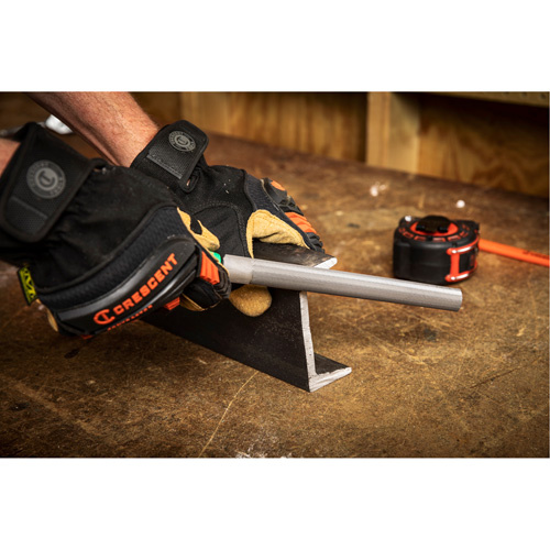 Nicholson By Crescent 21745N Double Cut File with Green Handle, Half Round, 8", Bastard-(Each)