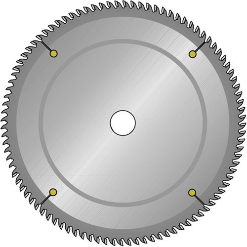 Dimar 10-60-ATB Industrial Saw Blades - General Purpose, 10", 60 Teeth, Wood Use-(Each)