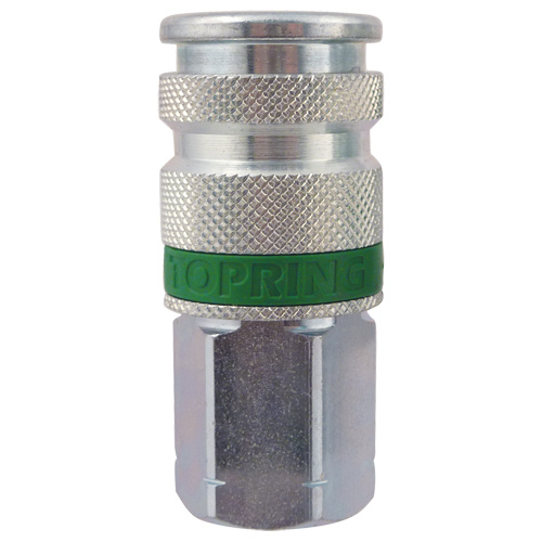 Topring  31.744  Quiksilver Ultraflo 1/4" Female Interchange Coupler, Steel - Each