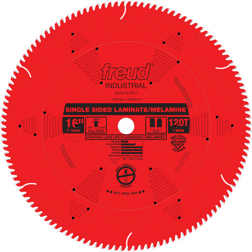 Freud LU98R016 TCS Industrial Saw Blade - Chipboard, 16", 128 Teeth, Laminate Use - Each