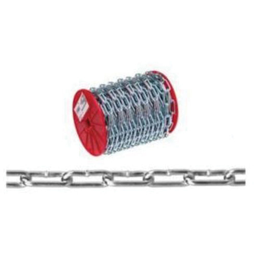Campbell  AW0330427  Straight Link Coil Chain, Low Carbon Steel, #4 x 100' (30.4 m) L, 205 lbs. (0.1025 tons) Load Capacity - Roll